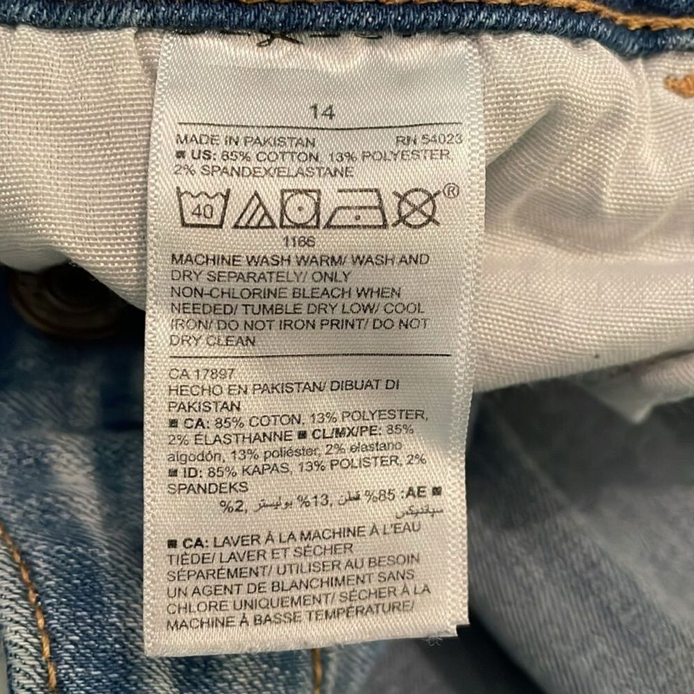 Old Navy Rockstar Skinny Denim Blue Jeans Womens Size 14 Casual - Picture 9 of 12